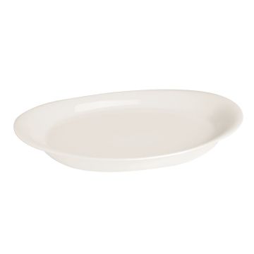 Porland Oval platter Dove 260x180mm - kod 04ALM000016