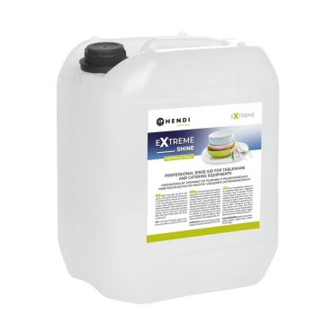 HENDI Extreme Shine 5L - płyn do płukania i nabłyszczania naczyń w zmywarkach