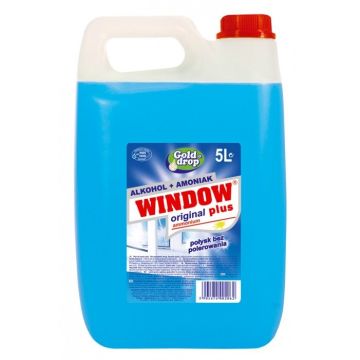 Płyn do mycia szyb i luster WINDOW PLUS alkohol + amoniak 5l