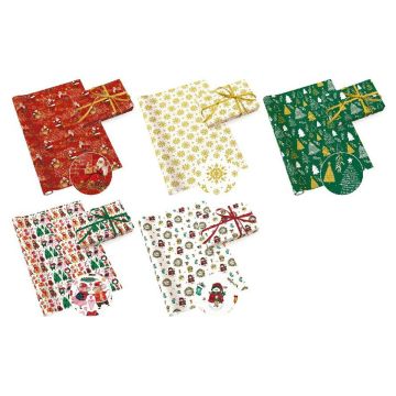 Decorative Paper 70 cm x 2 m STAR Mix, Set of 20 (50 sheets)