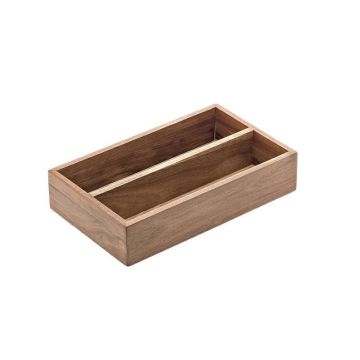 Acacia - container for sachets/ cutlery