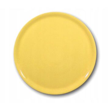 Pizza plate Speciale yellow