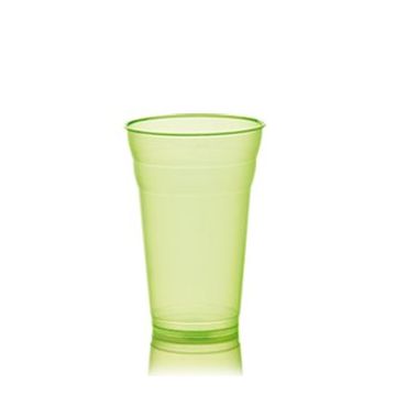 Milk cup SHAKE GLASS 500ml multicolour PP dia.9,5xh.14, 50pcs (10)