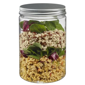 FINGERFOOD jar PET 210ml, 24 pcs. with aluminium cap (k/5)
