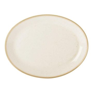 Fine Dine Oval plate Sand 310x240 mm - kod 04ALM001396