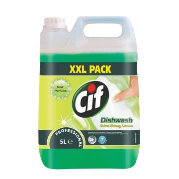 CIF Dishwash 5l Extra Strong lemon fresh concentrate for manual dishwashing