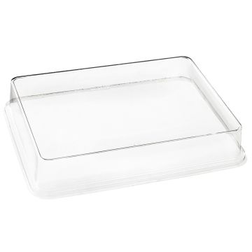 Sushi lid RPET transparent for Kanopee trays 203x153x35 mm 100 pcs