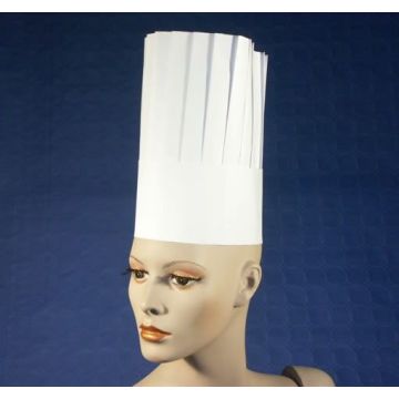 Chef's caps paper German Style h. 26cm, 25 pcs