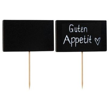 Black mini chalkboard 9cm, 100 pieces