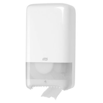 Dispenser for toilet paper with automatic roll change, white T6