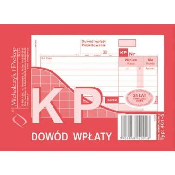 KP dowód wpłaty A6 wielokopia Michaczyk401-5