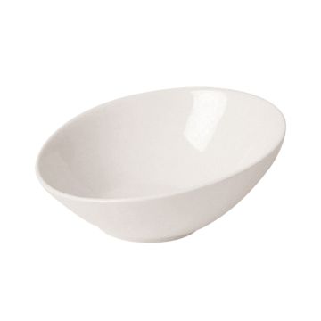 Porland Slanted bowl Dove diameter 220mm - kod 04ALM000100