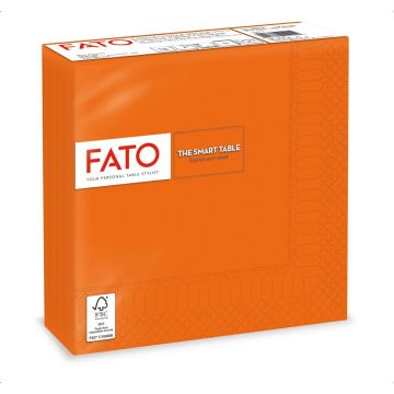 Napkins 33x33 2W orange FATO, pack of 50 (k/24) Smart Table