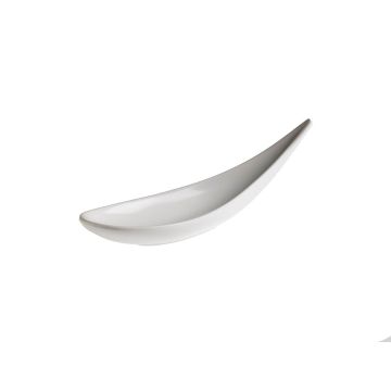 FINGERFOOD - asian spoon 14,5x4,5x1,5 cm white melamine