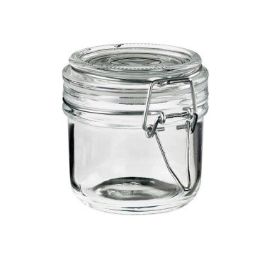 FINGERFOOD - glass jar 200ml with closure dia.8,2xh.8cm