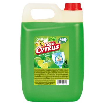 Gold Citrus Dishwashing Liquid LEMON 5l green