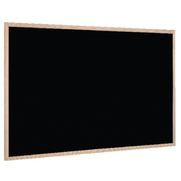 BI-OFFICE chalkboard, 90x60cm, wooden frame op 1pc.