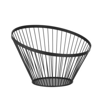 Fruit basket black, height 250 mm