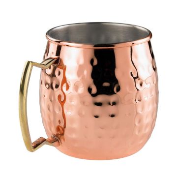 Mug Moscow Mule 560ml copper-plated steel 1 pc. (24)