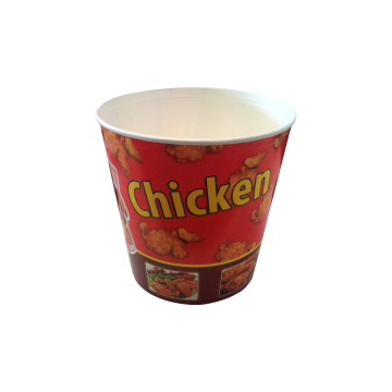 Paper bucket for chickens 5520ml, price per package 35pcs.