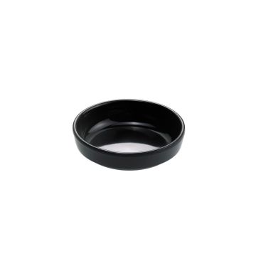 Opale round bowl dia. 9x2.5cm black