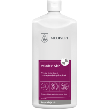 MEDISEPT Velodes Skin 500ml płyn do dezynfekcji rąk (k/24)