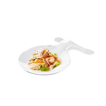 FINGERFOOD - plate SHELLY MINI M transparent 13x8,5cm, 50 pieces