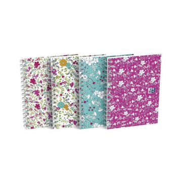 OXFORD A6 padded notebook, 50 sheets, FLORAL, OXFORD