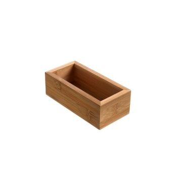 Buffet box natural bamboo 7,7x15,3x(h)5cm