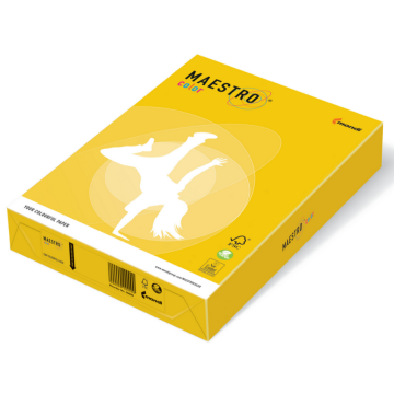 Xerox paper A4 160g MAESTRO sulphur yellow IG50, intensive