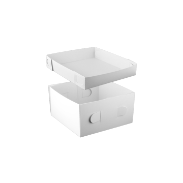 Pudełka cukiernicze składane z pokrywką 15,5x14x9 cm, cena za komplet 100szt
