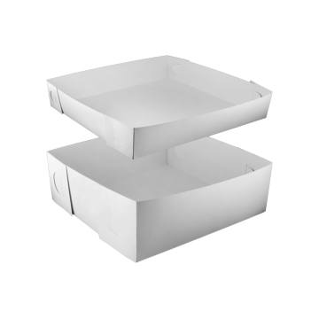Pudełka cukiernicze składane z pokrywką 23x14x9 cm, cena za komplet 100szt