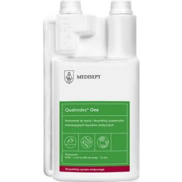 MEDISEPT Quatrodes One 1L Concentrate for disinfection and cleaning of non-invasive medical devices