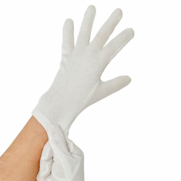 White cotton gloves size XL op.12 pairs (k/12) waiter's gloves