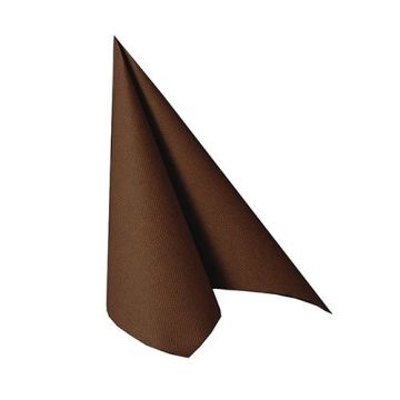 Napkins 25x25 RC brown 1/4 pack, 20 pcs