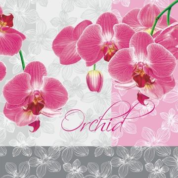 Napkins 33x33 MAKI GENERAL 0100 01 Romantic Orchid, 20 pcs