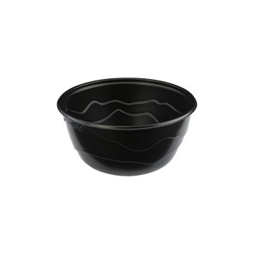 Miska fi.150mm czarna 750ml PP RAMEN op.20szt. (k/16) WIELORAZOWE