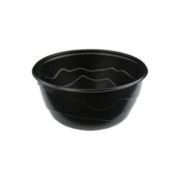 Miska fi.180mm czarna 1000ml PP RAMEN op.20szt. (k/16) WIELORAZOWE