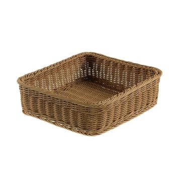 Polyirattan basket GN2/3 32,5x32,5x10