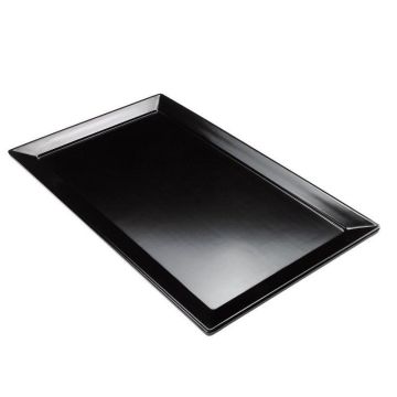 Rectangular tray GN 1/1 53 x 32 x 2,5 cm black melamine