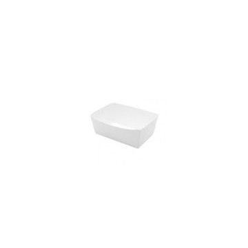 Tray white 500ml high 120x70x45mm, 250 pieces