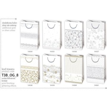 Decorative bag T3B set no. 8. dimensions 160x240x70, price per pack of 10 pieces