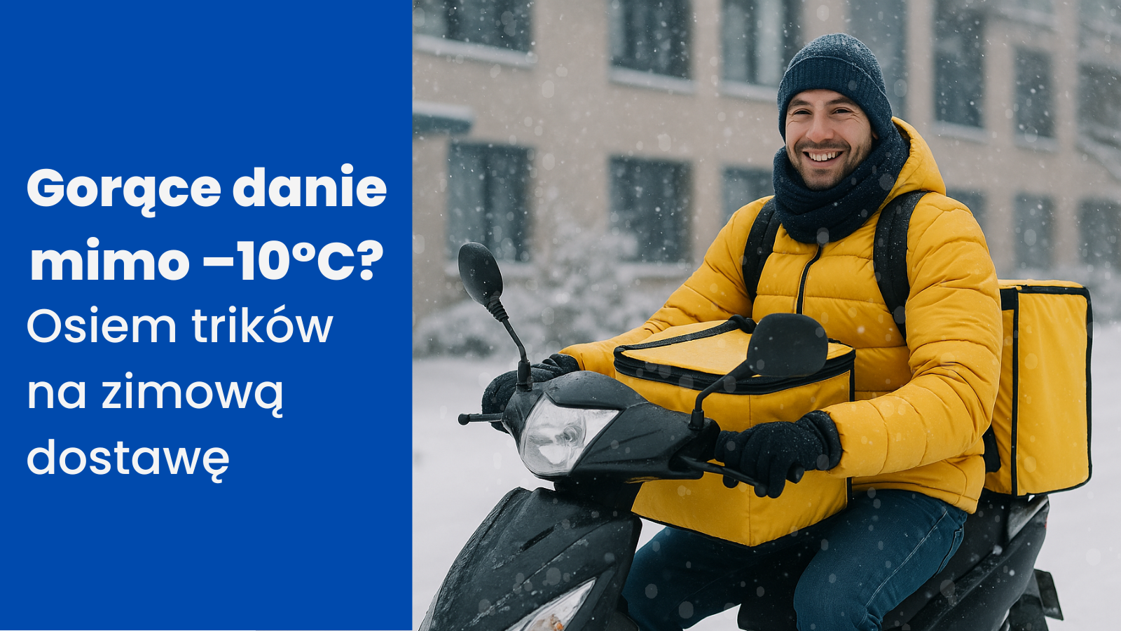Gorące danie mimo -10°C? Osiem trików na zimową dostawę.