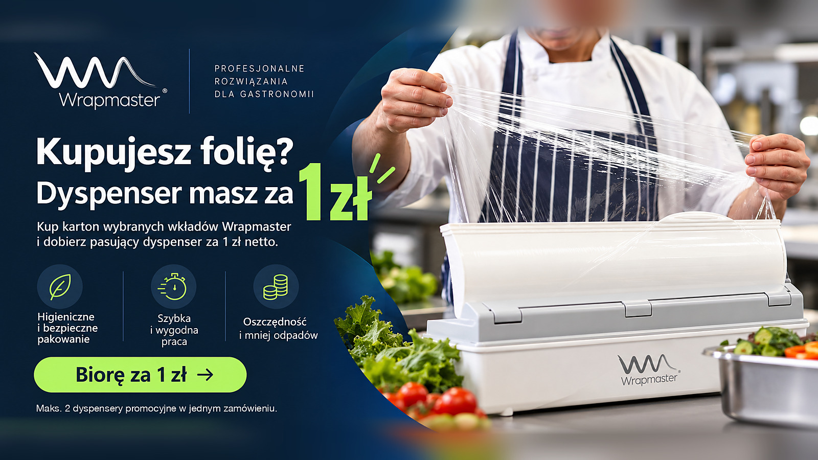 Dyspenser Wrapmaster za 1 zł